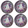 Hermia Salvamanteles Multicolor de 37 cm (Pack de 4)